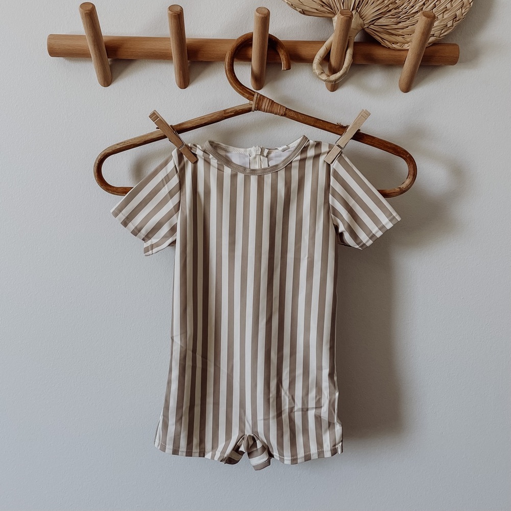 Boutique Stripped one piece swimsuit.